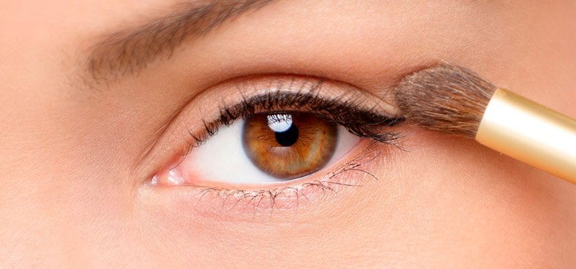 нанесение теней фото